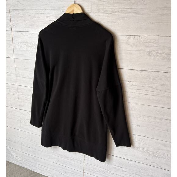 Pact Cardigan Womens Size XS/S Black Open Front 100% Organic Cotton Pockets - Picture 12 of 16